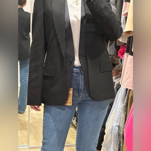 Alexander Wang black blazer with shawl collar size M - Picture 9 of 16